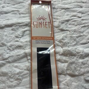 Sunset Pure Beaute' Ultra Premium Tape Hair Extensions - 18” Inches .